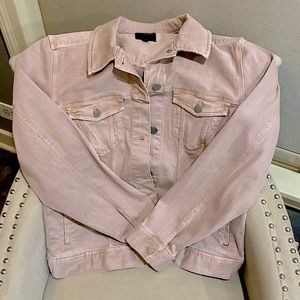 Liverpool denim jacket dusty rose XL.  Worn once, no spots or damage.